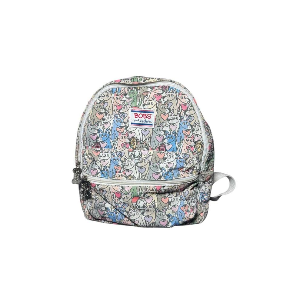 BOBS from Skechers Dogs of All Ages Mini Backpack Dog Print Small Daypack 11"